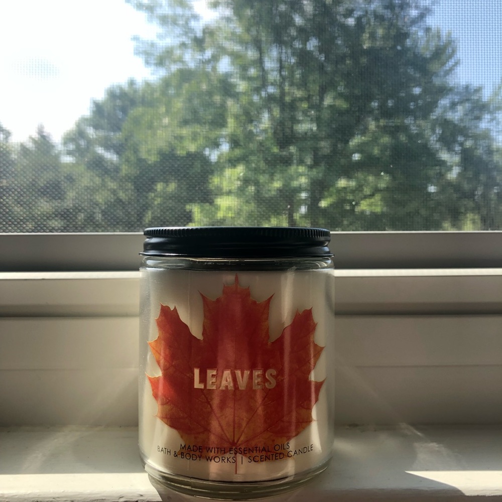 Leaves Candle